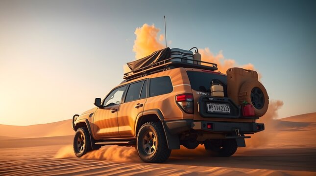 Military Jeep Isolated On White Background, Front Side View

