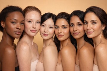 Fototapeta premium Diverse beauty showcased in harmony.
