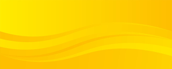 Yellow Background Waving Futuristic Abstract, Modern Design Concept of Overlapping Orange Gradation Yellow Wave © Aluna