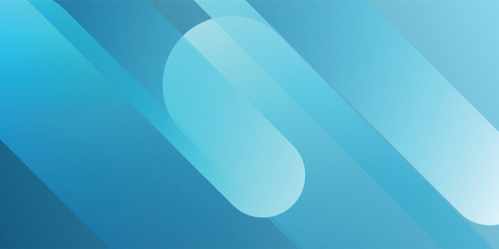 Abstract Blue Background With Rounded Diagonal Shapes and Soft Gradient Design for Web and Print eps10