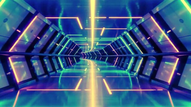 An abstract digital technology background featuring a blue network pattern of binary code and data charts with light motion lines and a heartbeat wave illustration for a science concept