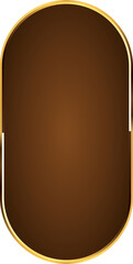 Fototapeta premium Brown and Gold Luxury Frame Text Box Illustration