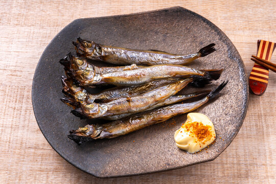 ししゃもの塩焼き