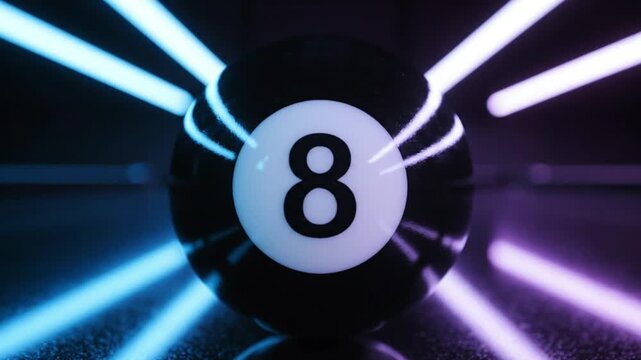 Ball with Neon Lighting