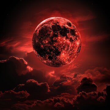 earth and moon