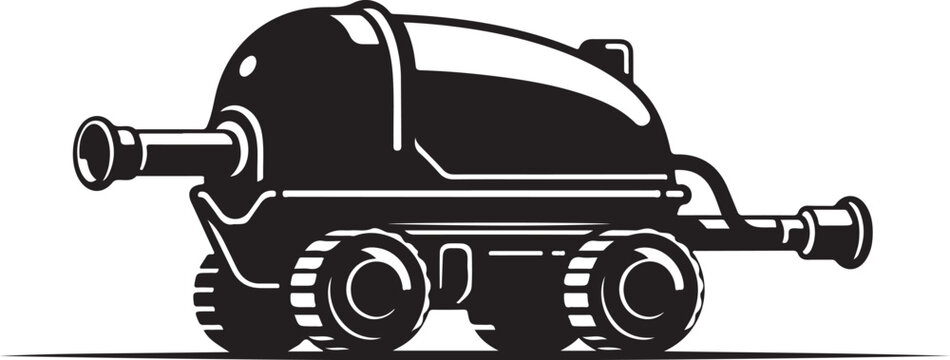 Black tank icon, military vehicle illustration, armored warfare symbol, combat machine graphics