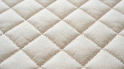 Fototapeta premium Seamless Quilted cotton textile texture. Quilted fabric texture background. Quilted fabric texture backdrop. Quilted textile texture clothing background. Quilted knit fabric texture for fashion design