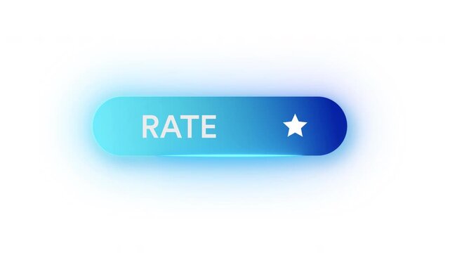 Rate Button with Star Icon transparent
