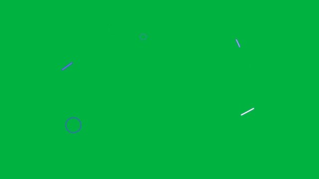 Animation of lines forming an eye