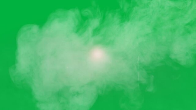 Animation of strange shape appearing on white background