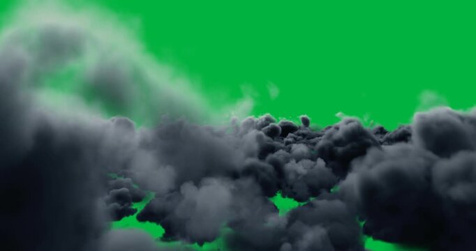 digital animation illustration cloud sky transparent smoke weather black background