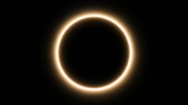 Solar Eclipse in Outer Space.