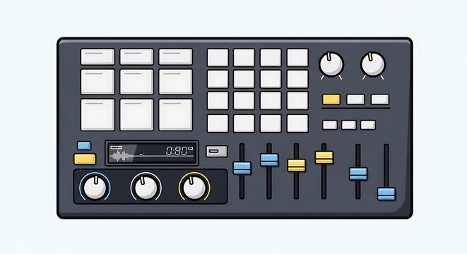 Electronic music production controller device.