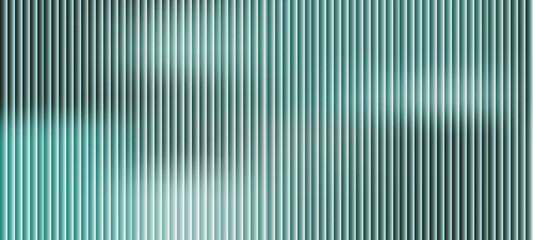 Obraz premium Teal striped glass textured striped background