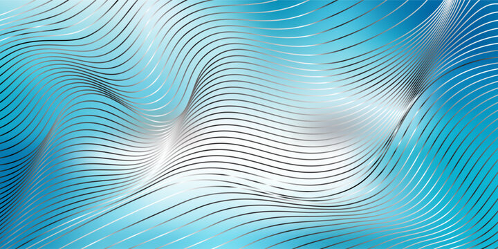 Light Sky Blue Stripes Abstract Background Vector Illustration Modern Minimalist Design Template