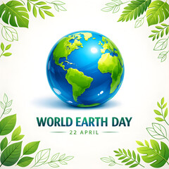 Fototapeta premium world earth day, 
