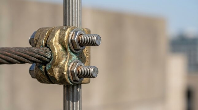 Brass Cross-Clamp Macro