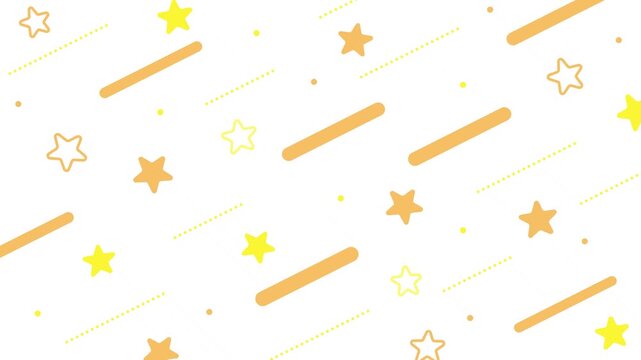 cute, pop background with pastel-colored stars
