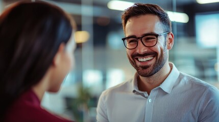 Obraz premium Business conversation
