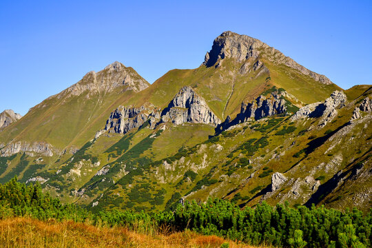 Tatry Bielskie (Bielanskie Tatry), Havran and Placzliwa Skala, Tatra Mountains in Slovakia
