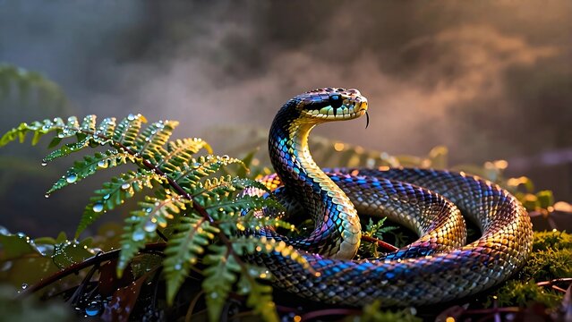 snake in the garden