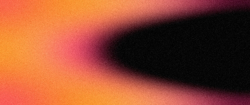 Deep luminous void aesthetics on orange red amber textured fluid curves ideal for modern website banners