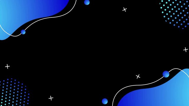 Stylish business framework background with geometric and wave patterns