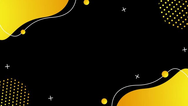 Stylish business framework background with geometric and wave patterns