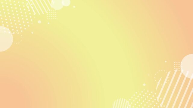 cute background with a geometric frame and a simple pastel gradient