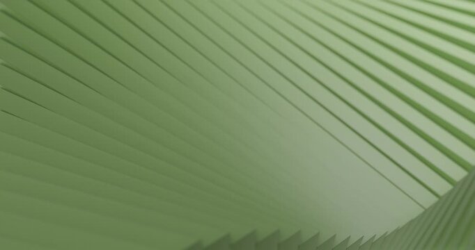 Abstract green 3d geometric layered pattern background looping animation