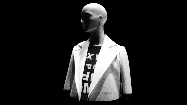 A drag and drop overlay of a mannequin in a 360 spinning loop with alpha.
