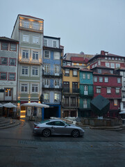 Obraz premium Typical neighborhoods and houses in Porto, Portugal