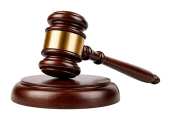 Fototapeta premium PNG Wooden gavel justice symbol