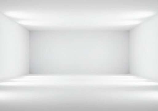 An expansive, seamless white background bathed in bright, ethereal light, creating a sense of infinite void and empty space ideal for copy or product display, empty, aesthetic, simple