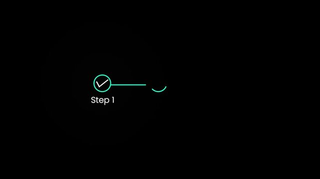 &ldquo;Professional Checklist Steps Animation with Transparent Background for Business Use.&rdquo;