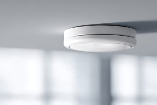 Interlinked smoke detectors fire alarm safety building protection concept