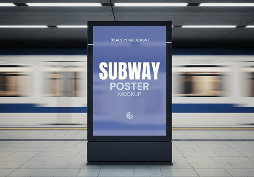 Subway Digital Advertising Mockup