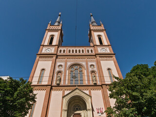 Fototapeta premium Altlerchenfelder chrurch in Vienna, Austria 