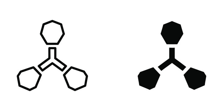 Comparison of chemical structures with different ring representations in organic chemistry