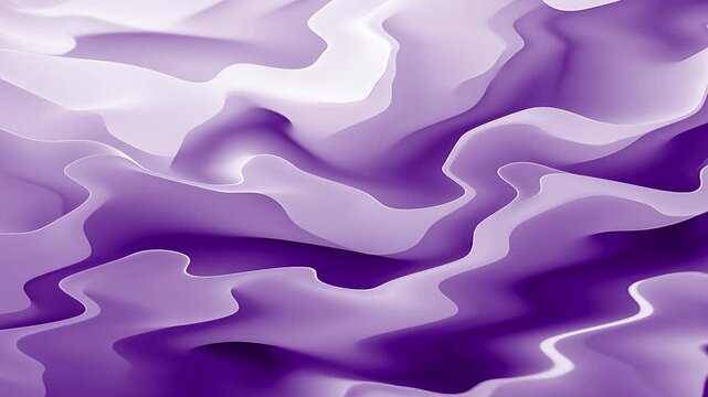 Marble liquid wave abstract background animation, Abstract fluid waves with smooth, glossy texture and layered wavy ridges