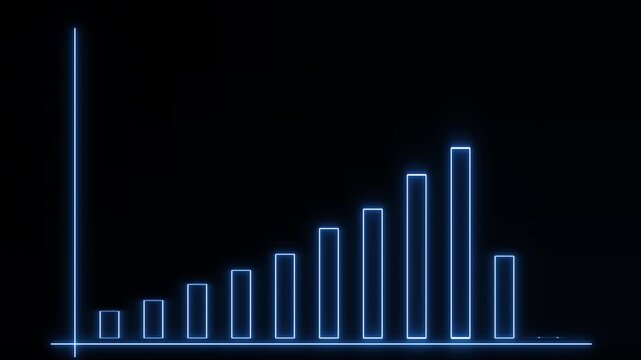business graph with arrow