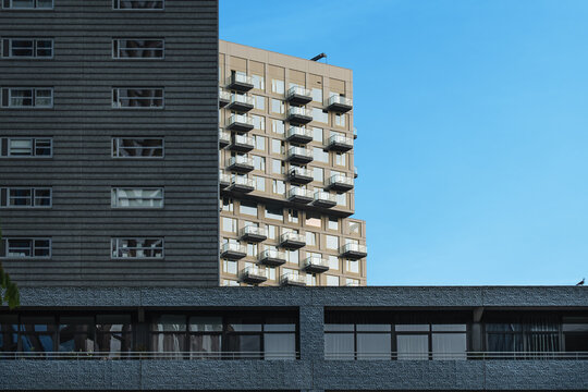 Famous Travel Destinations. Attractive View of Rotterdam skylines.