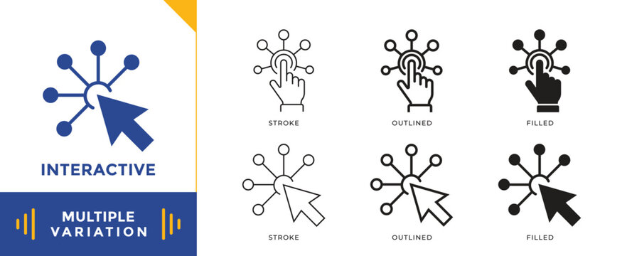 Virtual Touch Base Icon Touch Gesture Line Icons Images – Browse 38,156 Stock Photos, Vectors ...