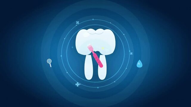 Dental motion logo and intro video