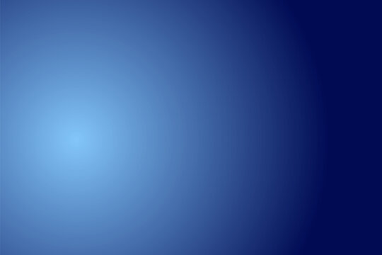 Abstract blue gradient background with smooth transition from light to dark navy blue