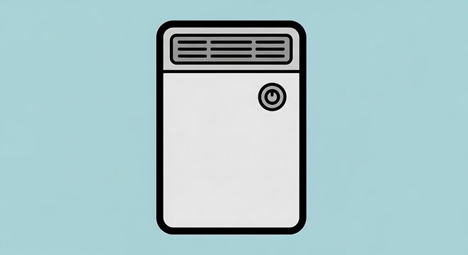 Air Conditioner Unit Illustration.