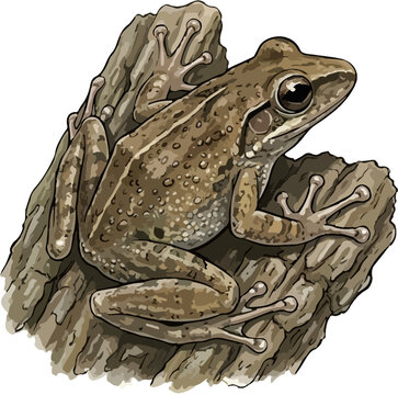 Eleutherodactylus coqui illustration art