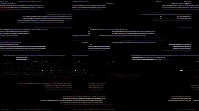 A minimal glitch transition with subtle distortion and clean digital effect.