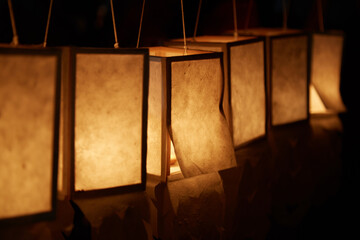 A parade for Yi Peng in Chiang Mai's Old City © Sailingstone Travel