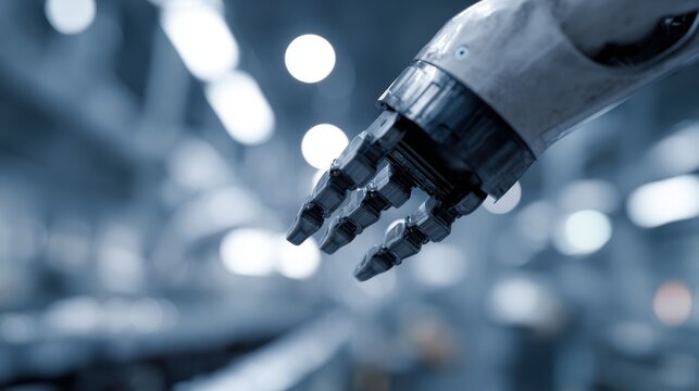 robot engineer programming machines in smart factory